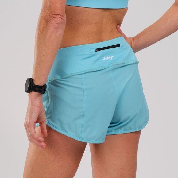 NWT Zoot Sport | Women’s Turquoise 3” Running Shorts XL - Picture 3 of 11